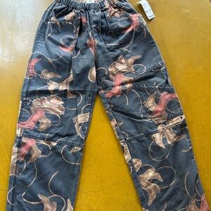 Cargo Pants with Western Print